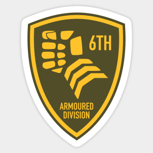 6th Armoured Division Sticker